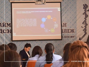 “УИХ-ЫН Ц.ИДЭРБАТ ГИШҮҮН БАГШ АЖИЛЧИДТАЙ УУЛЗАЛТ ХИЙЛЭЭ.”